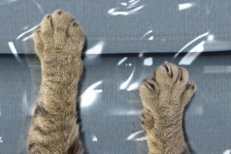 MEMINIM Plastic Couch Cover for Pets | Cat Scratching Protector Clawing Deterrent | Heavy Duty Water Resistant Thick Clear Vinyl | Sofa Slipover for Moving and Long Term Storage - Image 2